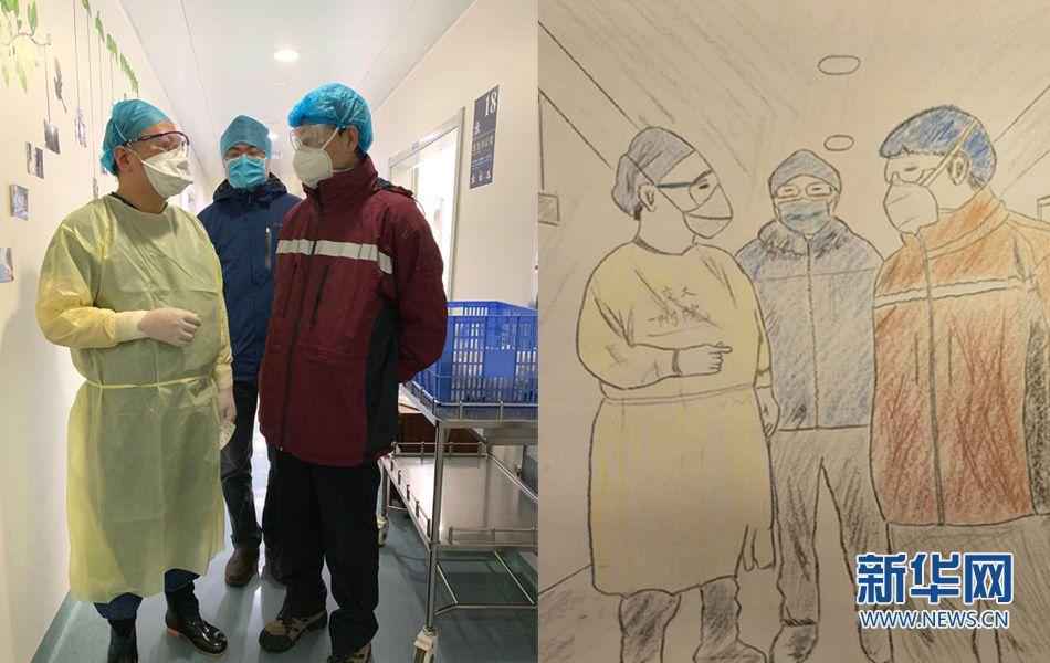 【湖北救援日记】“疫”幅画 一段情:我与武汉并肩奋战